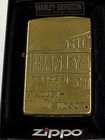 Zippo 2021 Harley Davidson High Polished Brass Lighter Unfired In Box D528
