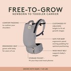 Baby Cotton Free-to-grow Baby Carrier - Adjustable  Comfortable  Newborn To T   