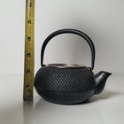 Japanese Small Teapot Nanbu Tekki Black Cast Iron Vintage Japan Without Lid 