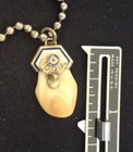 Antique 14k Gold Elks Tooth Pendant Fob Bpoe Fraternal Enamel Clock   Pinbacks