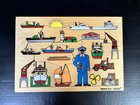 Vintage Simplex Toys Wooden Puzzles - Lot Of 4 - Free Shipping 