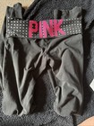 Vintage Victoria s Secret Pink Y2k Flared Foldable Waistband Sequined Sp