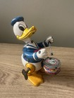 Vintage Marx Linemar Walt Disney Donald Duck Tin Litho Wind-up 1950s Drum Spares