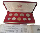 1976 Uncirculated Republic Of Malta Proof Set Coin Set Mint Condition Coa   Case