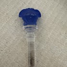 Rosenthal Versace Crystal Medusa Head Wine Bottle Stopper Cobalt Blue