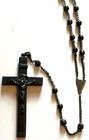 Very Rare Antique 1800 s Vintage Wood Beaded Carmelite Nuns Habit Rosary 28 