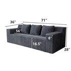 71  Love Seat Couches  Corduroy Boneless Loveseat With Deep Seats