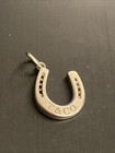 Tiffany   Co  Vintage Lucky Horseshoe Charm Pendant In Sterling Silver