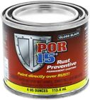  6-pack  Por-15 45006  gloss Black Rust Preventative Coating 4 Oz Each 