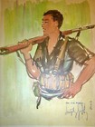 Vietnam Liberation War Art - Brother Of Liberation - 1966 - Viet Cong Soldier