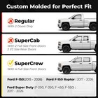3w Rain Guards For 2015-2026 Ford F150   2017-2025 F250 F350 F450 F550 Supercrew