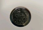 1991 Vatican City 50 Lire Pope John Paul Ii Coin Au Condition
