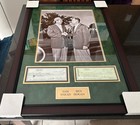 Sam Snead Ben Hogan Signed Check Frame Autographed Golf Legends Jsa