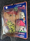 Uneeda Troll Doll 8  Vintage Caveman  Orange Hair Brown Eyes New In Box