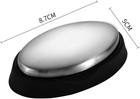 Silver Stainless Steel Soap Rub Odor Remover Absorber Eliminating Odor Smell 