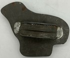 Antique Tin Cookie Cutter Peep Flat Back Folk Art Chick Chickadee Hand Soldered 