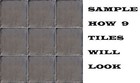 90 Mexican Tiles Talavera Ceramic  s018 Gray Color