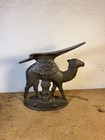 Antique Cast Iron Camel Shoe Shine Shoe Rest