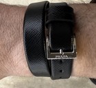 Prada X Centurion 2 0  Black  Amex Wearable Wrap Bracelet - Verified Authentic  