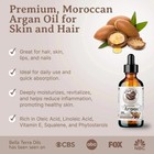 8oz Moroccan Argan Oil - Pure  Cold-pressed  All-natural Oil For Beauty   Wellne
