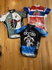 Vintage Cycling Jersey Lot Of 16 Biking Cyclist