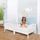 Dream On Me Sydney Toddler Bed In White  Greenguard Gold Certified  Jpma Certifi