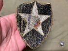Original Wwii Us 2nd Infantry Division Sleeve Insignia Patch-rare Od Border
