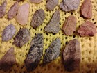 Native American Arrowhead Lot Found In Pittsylvania County Virginia 