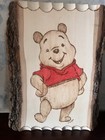 Winnie The Pooh Wood Wall Hanging Hand Made Art Numbered Signed Real Wood