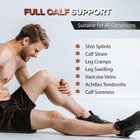 Copper Calf Pair Compression Sleeves For Men   Women High Stretch Graduated Comp