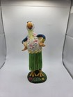 Vintage Bird Parrot Dancing Hula Dancer Spring Bobble Nodder Aloha Hawaii 8 5 
