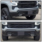 For 2022-24 Chevy Silverado 1500 Front Bumper Cover Lower Valance Skid Plate Blk
