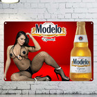 Modelo Beer Vintage Style Metal Bar Pub Sign Poster Man Cave Collectible