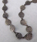  rare  Victorian Cosmetic Metal Purse Vanity Carrying Dangle Chain