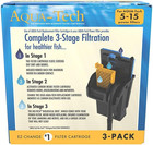 Aqua-tech Ez-change No 1 3-pack Aquarium Filter Cartridge For 5 To 15 Power Filt