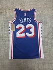 Philadelphia 76ers Lebron James 23 Blue