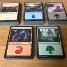 200 Nm Magic The Gathering Basic Land Cards Lot - 40 Of Each  Type - Mtg