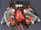 Tuff Muay Thai Boxing Shorts With Tiger And Fish Design Small Unisex