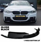 Bmw F30 F31 Gloss Black Kit 3 Series Front Splitter Diffuser Twin Exit Pipe