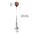 Punching Bag With Stand Boxing Bag Height Adjustable Punching Reflex Ball Set
