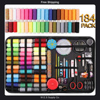 Travel Sewing Kit With 38 Xl Thread Spools And 100  Supplies For Repairs