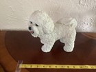 Danbury Mint Bichon Frise 8  Ceramic Resin Figurine  