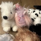 Webkinz   Lil Kinz Lot Of 17 Dog Plush No Code Ribbon Yorkie Husky Lab Dalmation