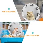 1 Set Hamster Exercise Wheel Rat Exercise Wheel Plastic Hamster Wheel Hedgehog