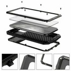 For Iphone 7 8 Plus  Heavy Hybrid Duty Shockproof Metal Aluminum Phone Case