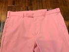 Rlx Ralph Lauren Pink Tailored Fit Athletic Golf Pants  Size 38