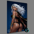 Strom X-men Comics Cartoon Poster Sexy Pin-up Wall Art 66lb Heavyweight Print
