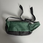 Vintage Rei Fanny Belt Pack Waist Bag Made In Usa Multi Pocket Green Black 90s