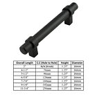 Black Modern Cabinet Handles T Bar Pulls Kitchen Drawer Hardware Stainless Steel