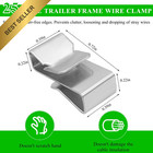 Yourkar 25 Pcs Trailer Frame Wire Clips 18mm Steel Wiring Cable Management Boat
